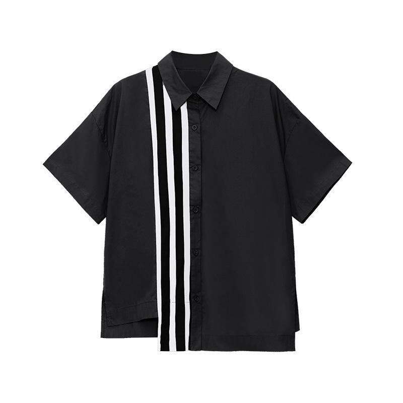 Fashon Persoanl Striped Shirts&skirts Two Pieces Sets-STYLEGOING