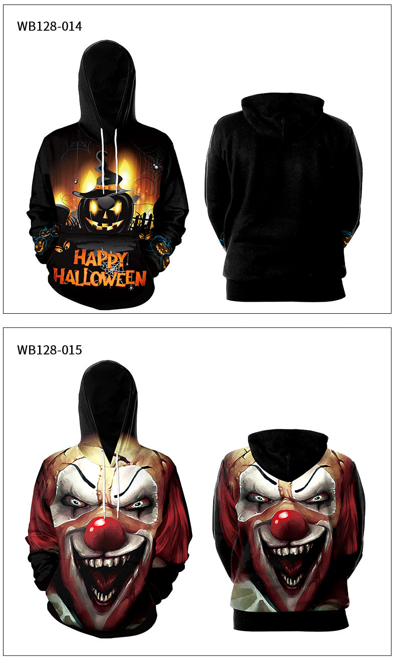 Hip Hop Style Women Plus Sizes Hoodies for Halloween