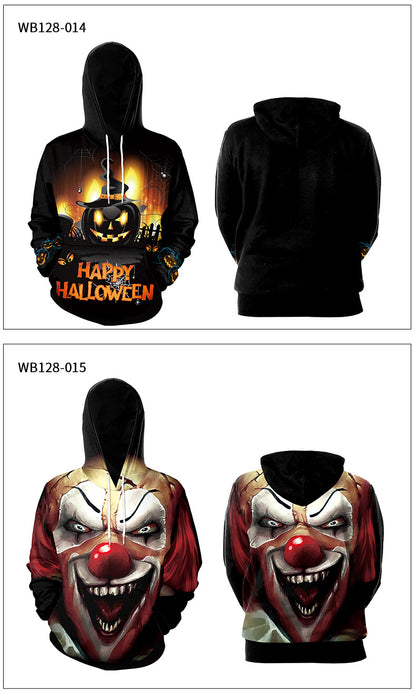 Hip Hop Style Women Plus Sizes Hoodies for Halloween