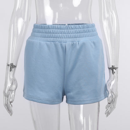 Sexy Fall Long Sleeves Sports Tops and Shorts