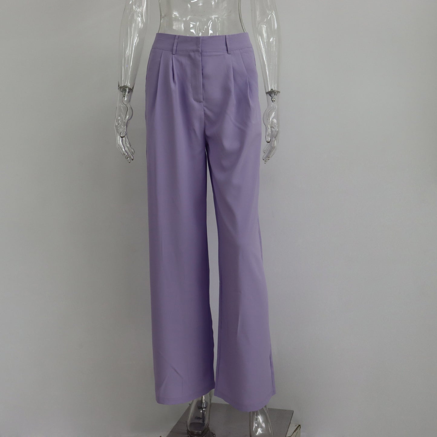 Casual High Waist Women Wide Legs Pants