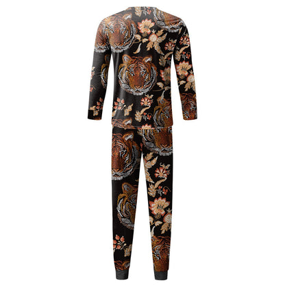 Casual Print Men's Sports Suits-STYLEGOING
