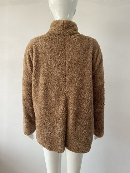 Women Warm Turtleneck Woolen Plus Sizes Winter Sweaters