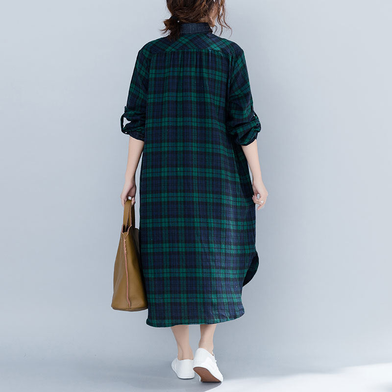Vintage Plus Sizes Long Sleeves Shirts Dresses