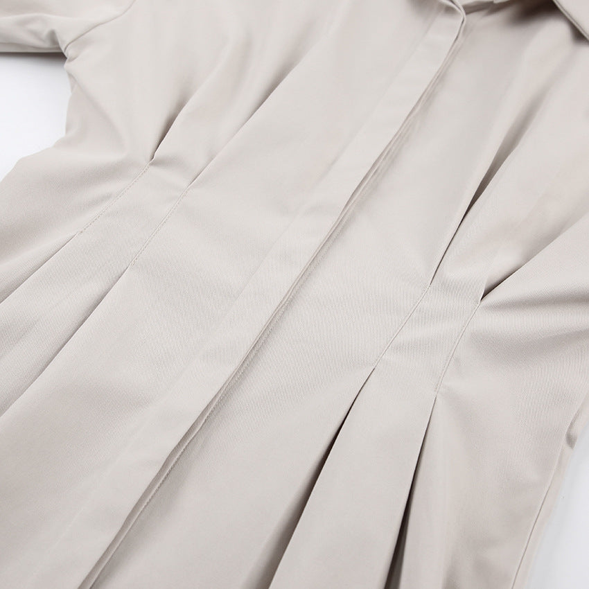 Vintage Long Sleeves Short Shirts Dresses
