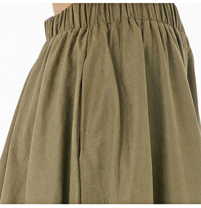 Designed Pleated Plus Sizes Skirts for Women