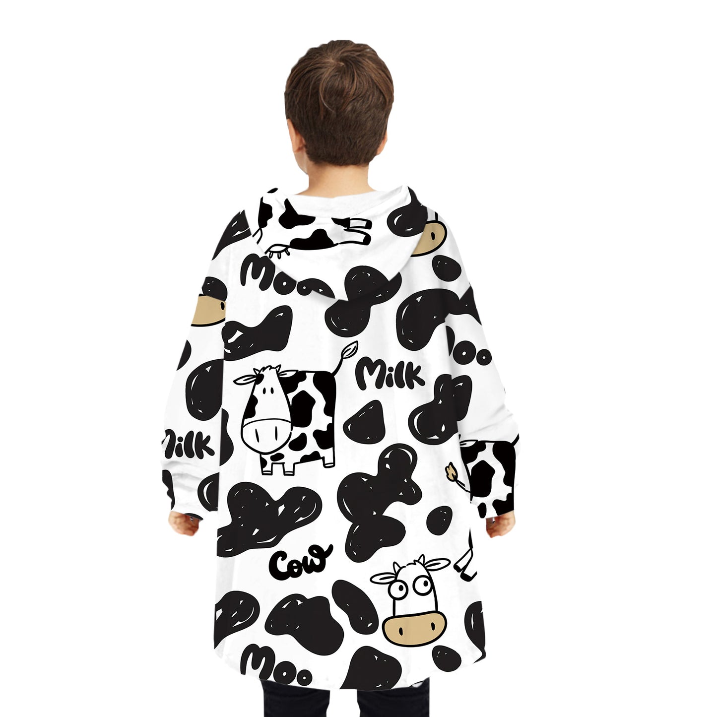 Soft Bee Print Lazy Wearable Watching TV Blanket