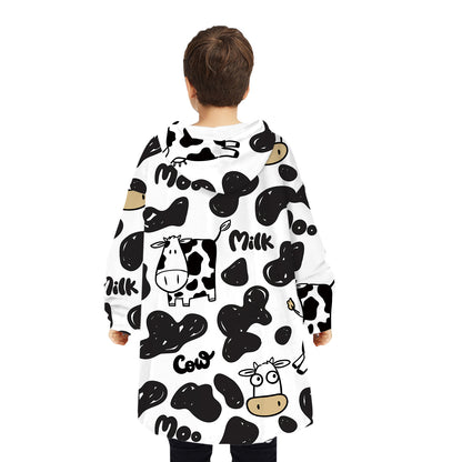 Soft Bee Print Lazy Wearable Watching TV Blanket