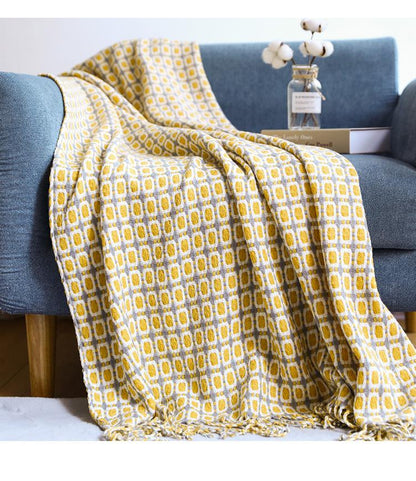 Summer Tassel Small Cozy Blaket--Free Shipping at meselling99