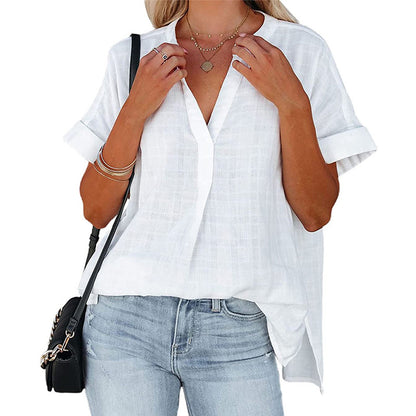 Summer Short Sleeves Women Shirts