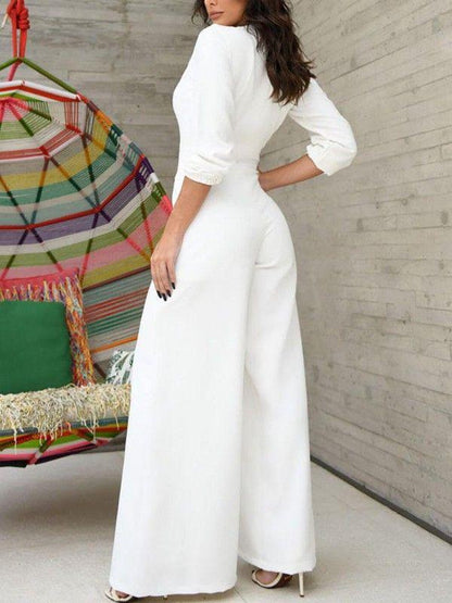 Summer Long Sleeves Sexy Overalls Jumpsuits-STYLEGOING