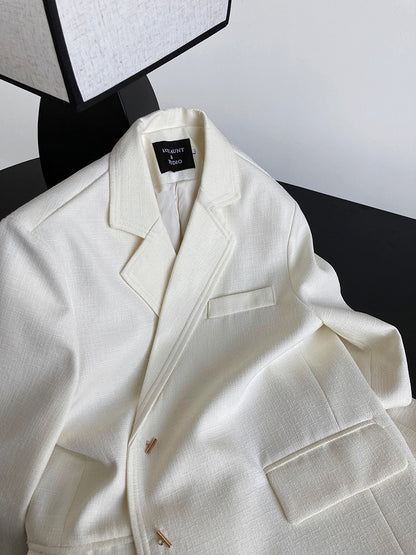 Vintage Elegant Designed Women Blazer Tops