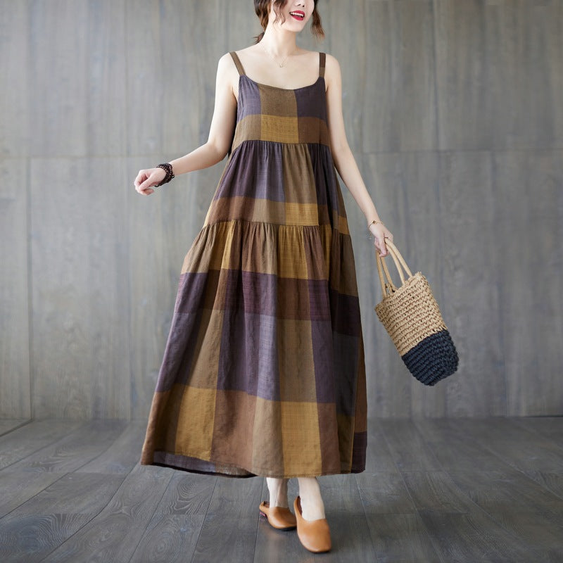 Vintage Sleeveless Plus Sizes Dresses