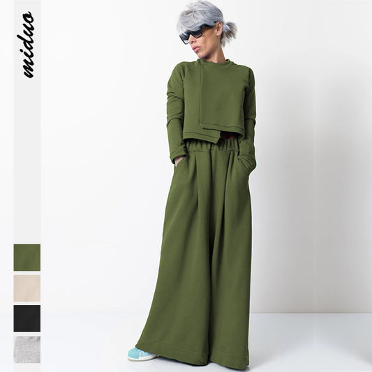Casual Two Pieces Fall Women Outsuits
