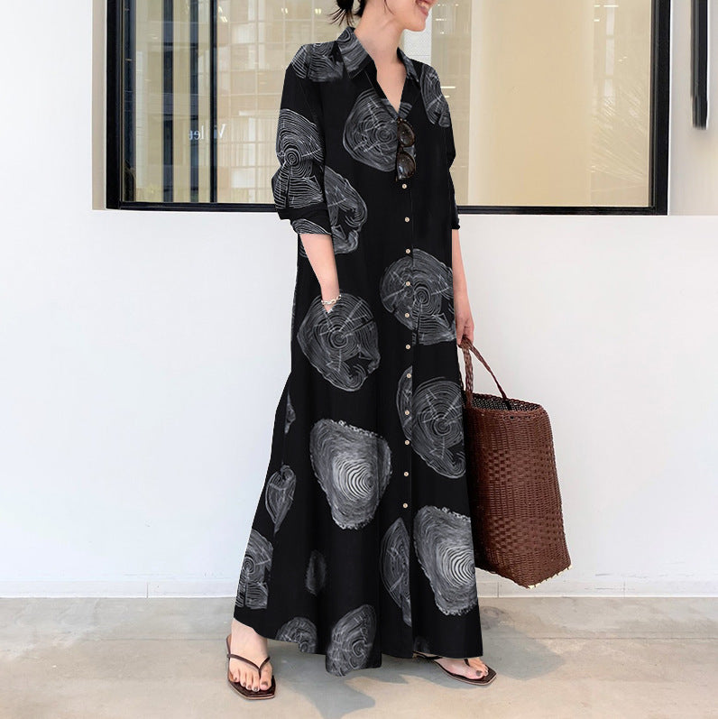 Casual Plus Sizes Shirts Long Dresses