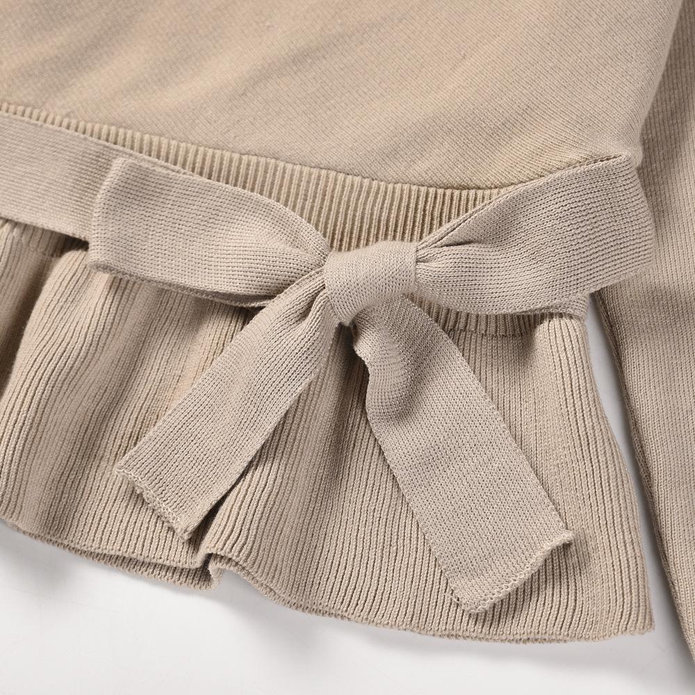 New Pullover V Neck Knitting Sxey Sweaters-STYLEGOING