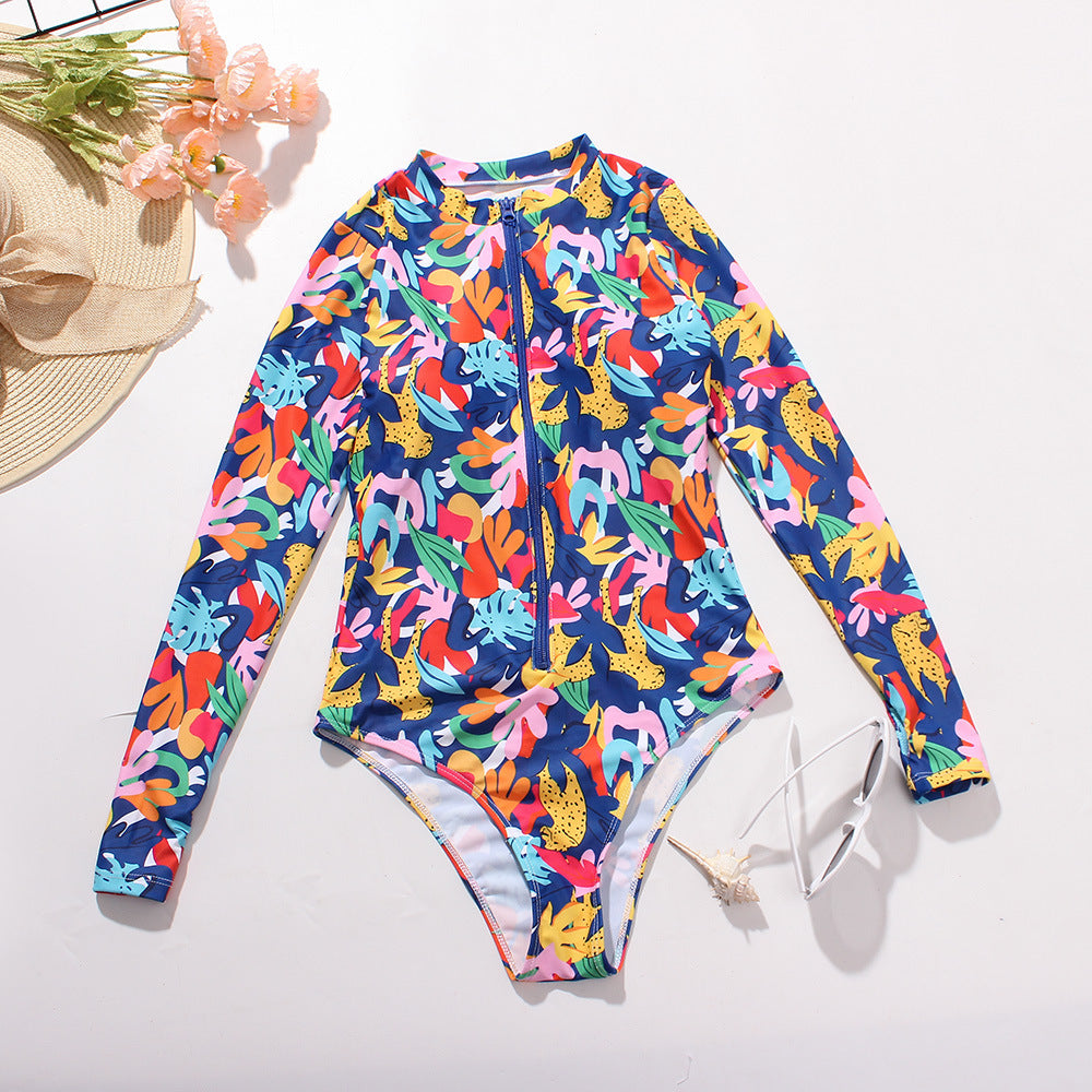 Sexy Long Sleeves One Piece Swimsuits
