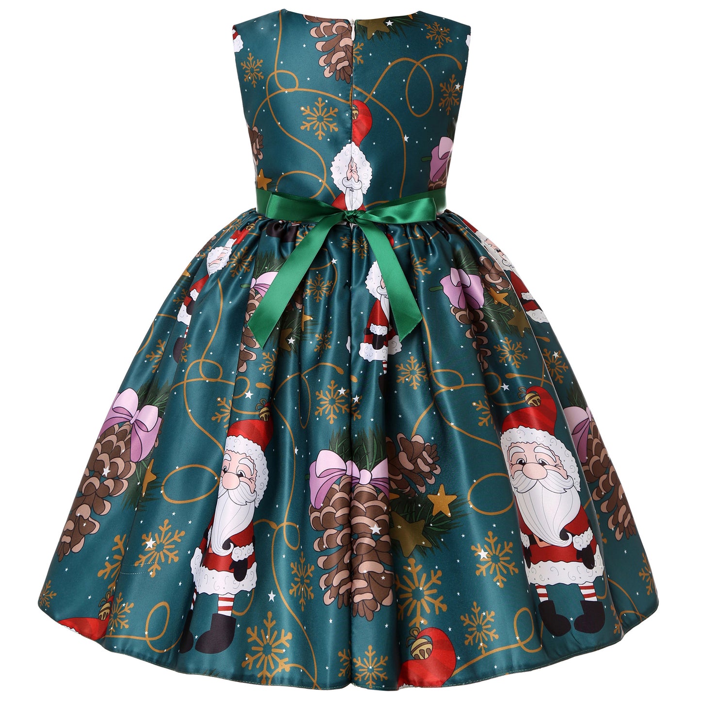 Merry Christmas Butterfly Kids Party Dresses