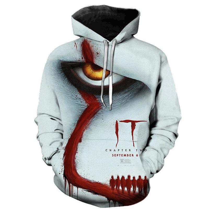 Halloween Clown 3D Prints Casual Hoodies-STYLEGOING