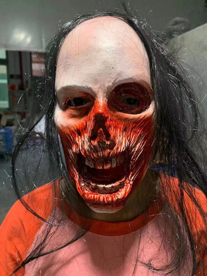 Halloween Horrible Room Escape Wigs&Mask Murder-STYLEGOING