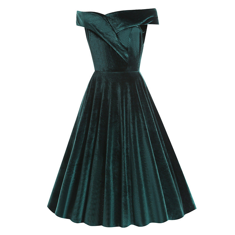 Off The Shoulder Merry Christmas Dresses