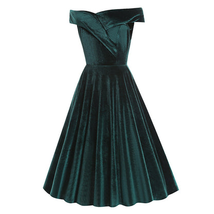 Off The Shoulder Merry Christmas Dresses