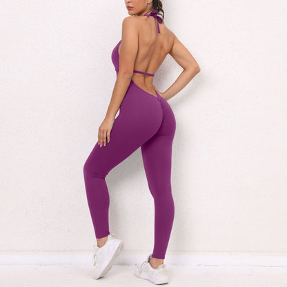 Sexy Quick Drying Breath Freely Sport Jumpsuits