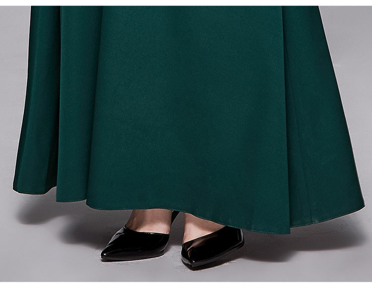 Elegant V Neck Long Evening Party Dresses