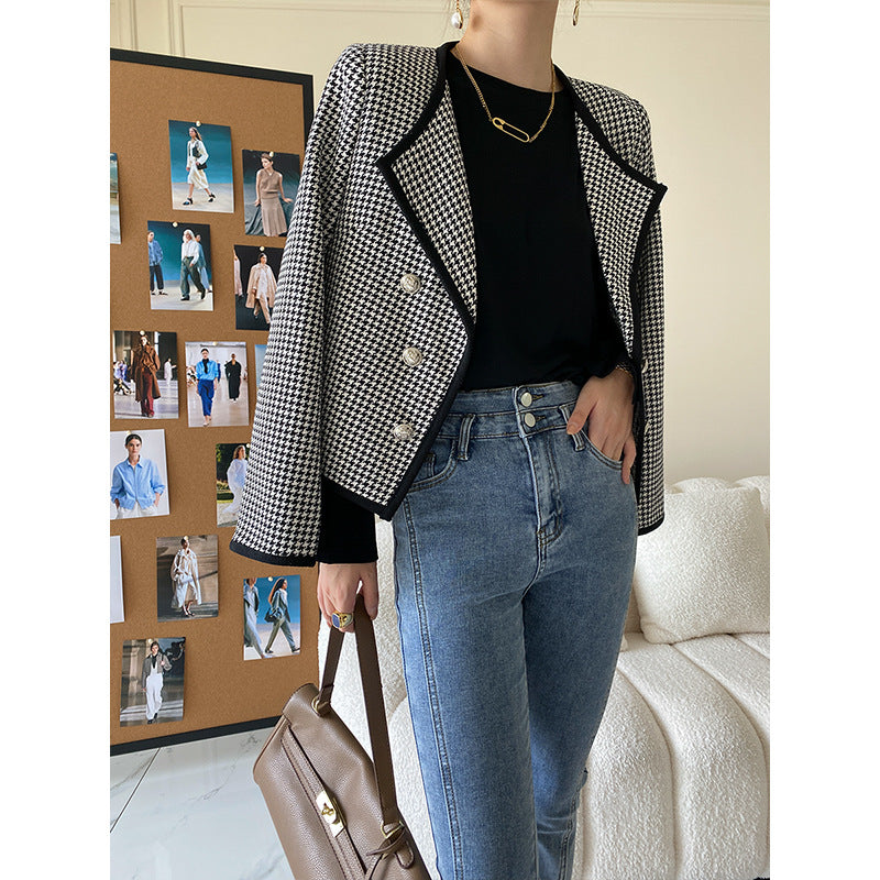 Vintage Designed Fall Short Jackets for Women