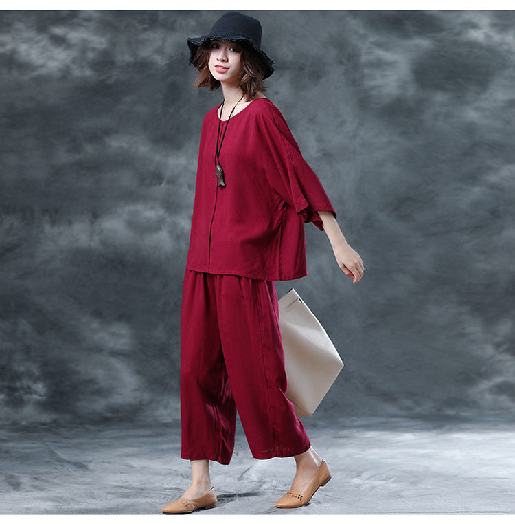 Casual Summer Women Tops and Pants