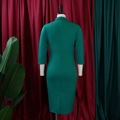 Elegant Office Lady Pencil Sheath Dresses