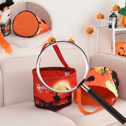 Halloween Pumpkin Candy Handle Bags/Basket