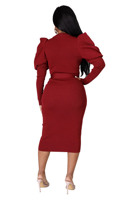 Women Long Sleeves Fall Dresses