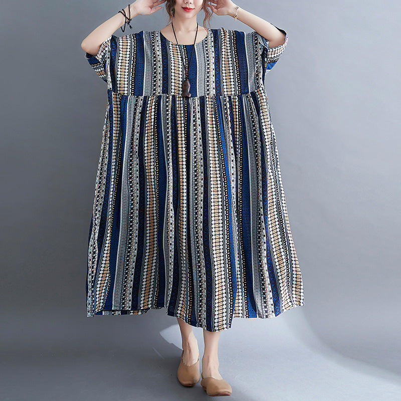 Women Loose Plus Sizes Long Dresses