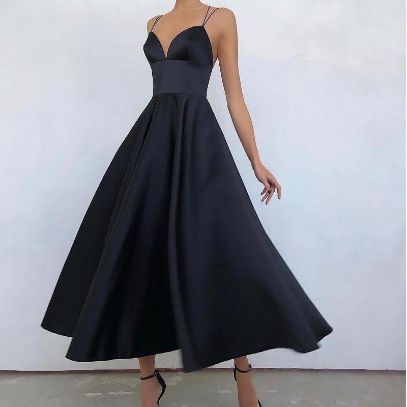 Simple Classy High Waist Summer Dress-STYLEGOING