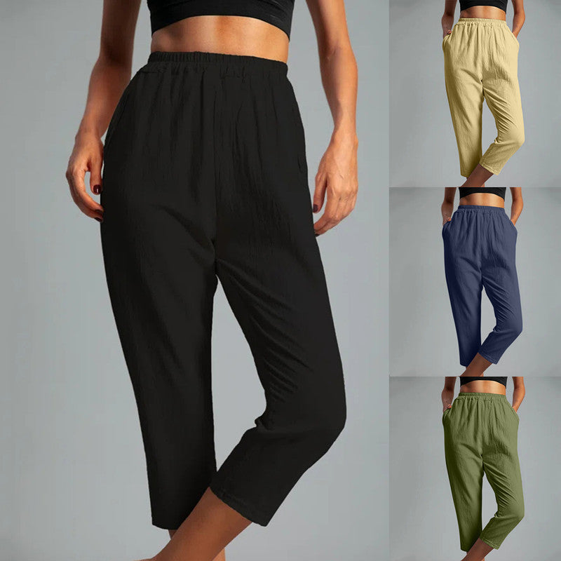 Casual Linen Summer Trousers for Women