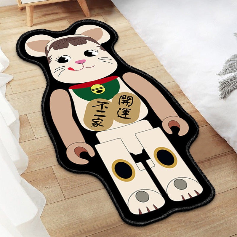 Creative Gloomy Bear Design Living Room Mats