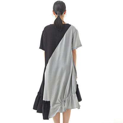 Casual Plus Sizes Irregular Dresses