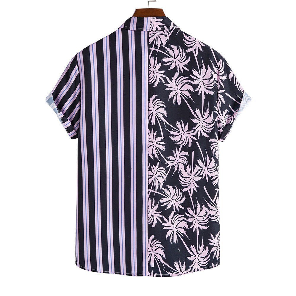 Casual Summer Striped Men's Short Sleeves Shirts