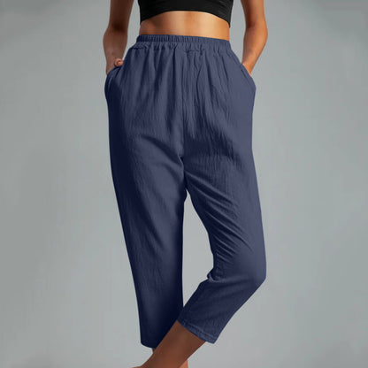 Casual Linen Summer Trousers for Women