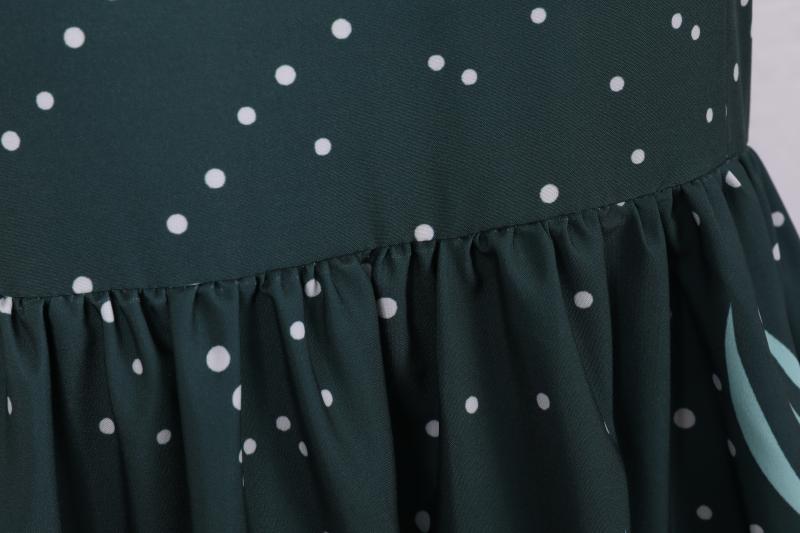 Vintage Short Sleeves Christmas Dresses