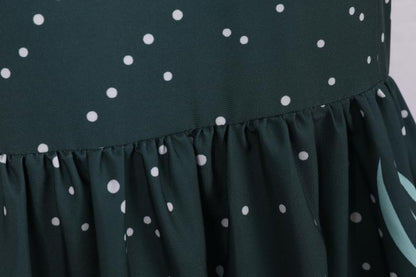 Vintage Short Sleeves Christmas Dresses