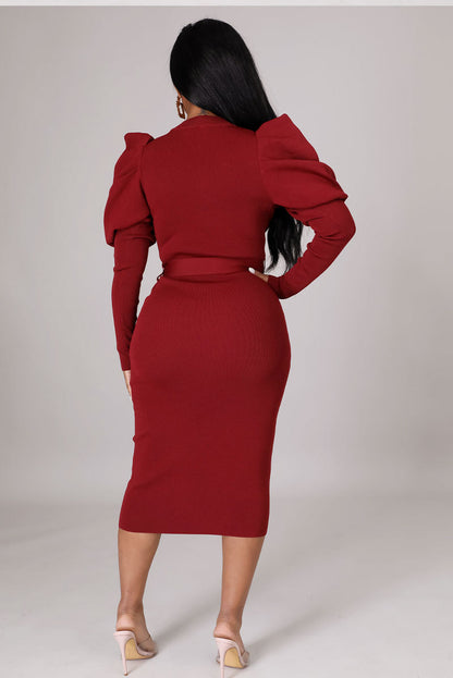 Women Long Sleeves Fall Dresses