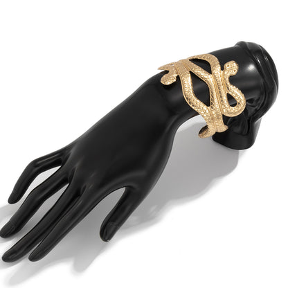 Exaggerated Snake Shape Metal Bracelets for Women