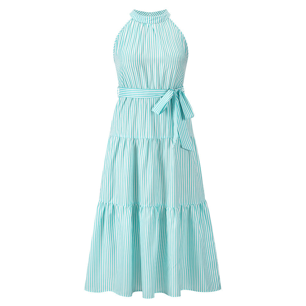 Summer Striped Summer Long Maxi Dresses