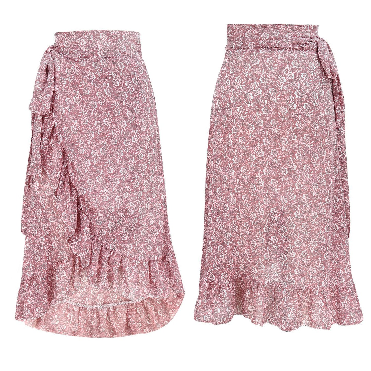 Sexy Summer Irregular Chiffon Skrts