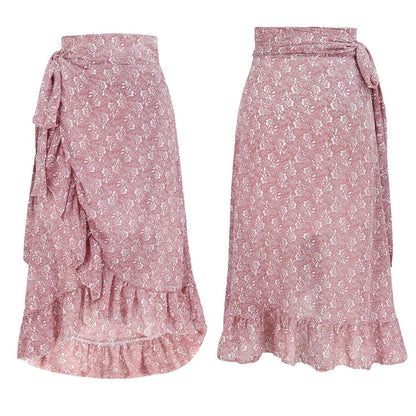 Sexy Summer Irregular Chiffon Skrts