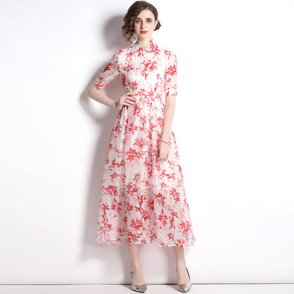 Elegant Chiffon Summer OL Women Dresses