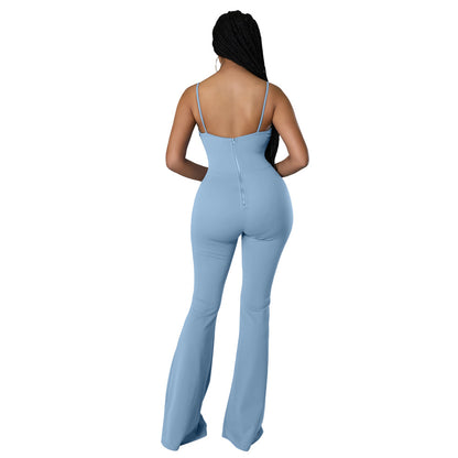 Sexy Summer Bandage Sleeveless Women Jumpsuits