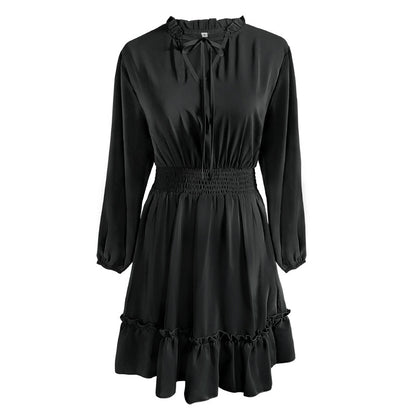 Vintage Long Sleeves A Line Fall Dresses